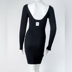 T by Alexander Wang Black Backless Dress